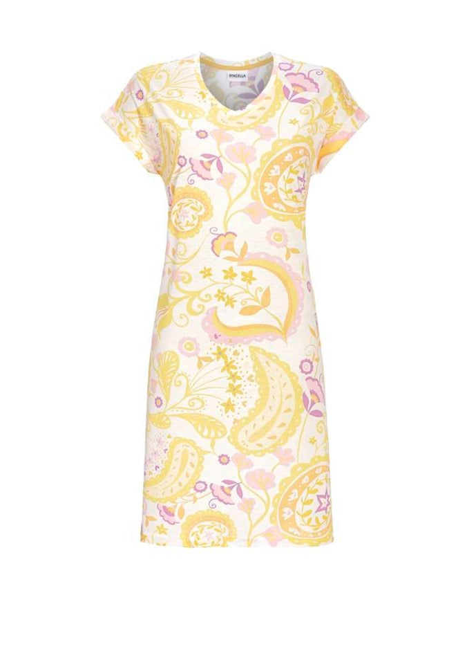 Ringella Sleepshirt met V-hals, ciel, 38 Ringella Sleepshirt met V-hals, ciel, 38