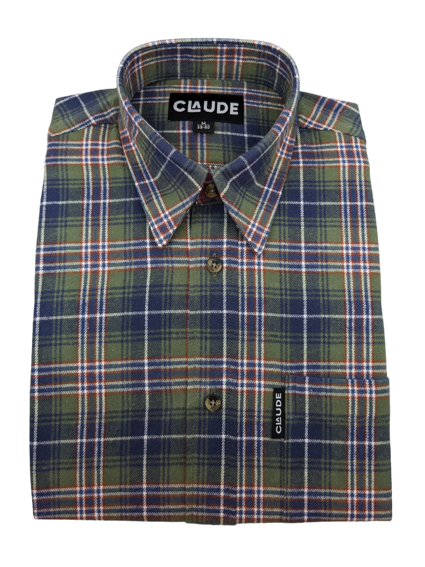 Claude herenhemd flanel