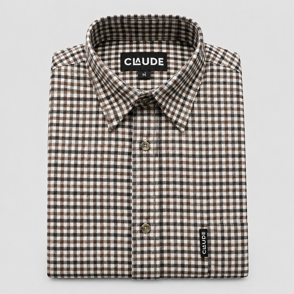 Claude herenhemd flanel