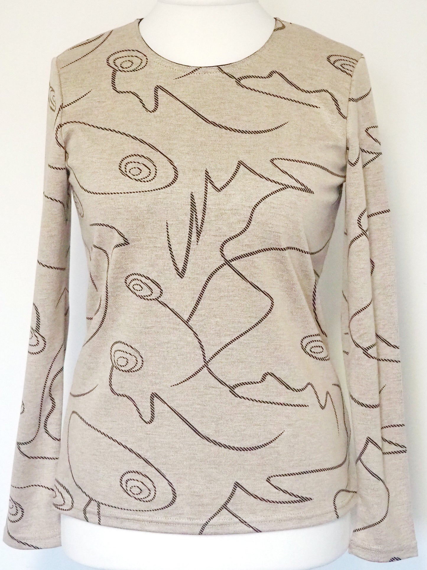 Victoria tricot blouse lange mouwen