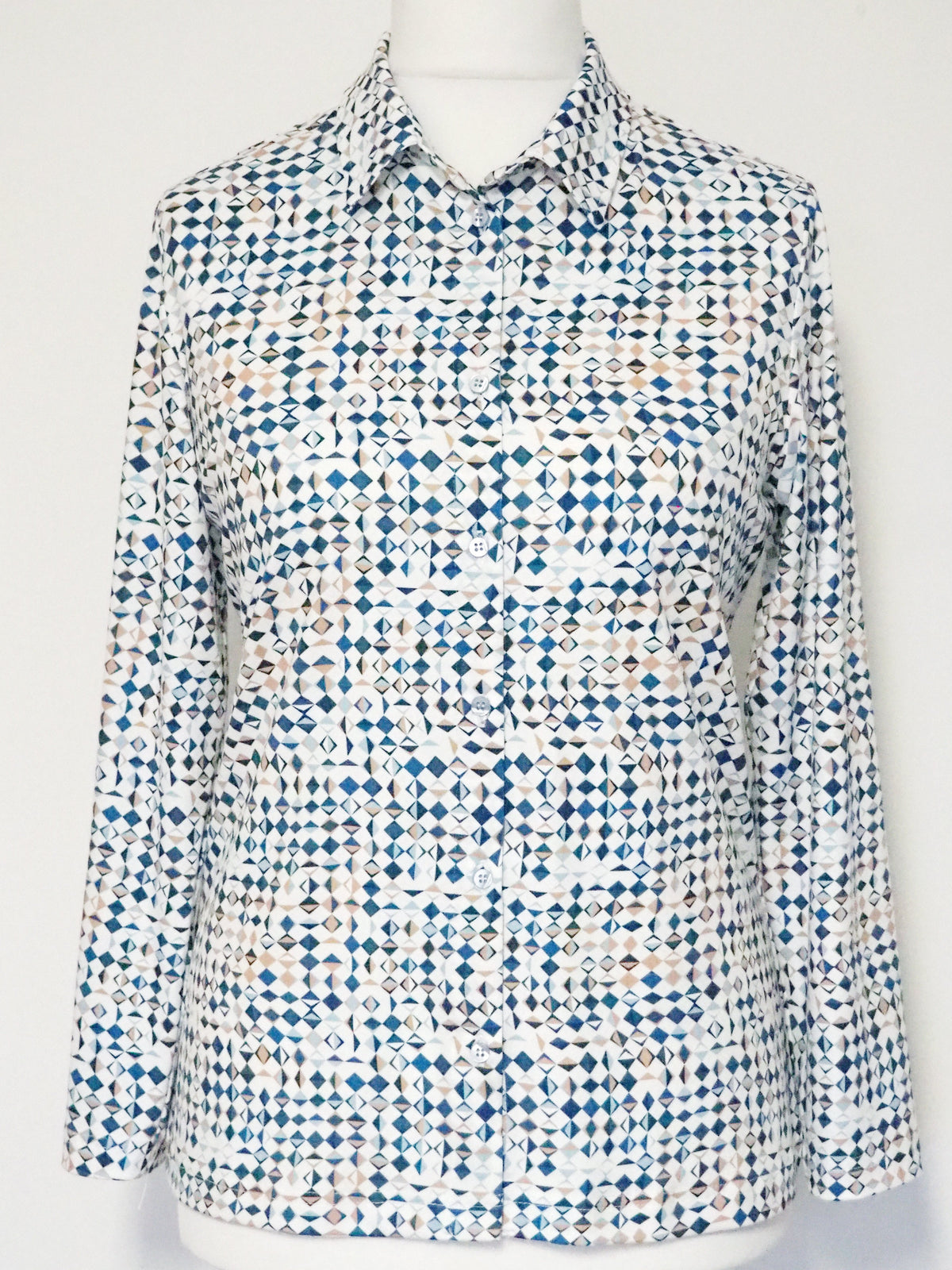 Victoria poloblouse lange mouwen