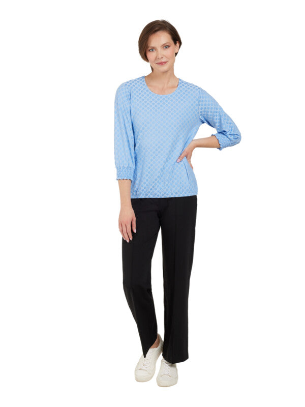 Brandtex blouse 3/4 mouwen