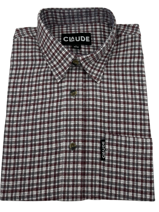 Claude herenhemd flanel