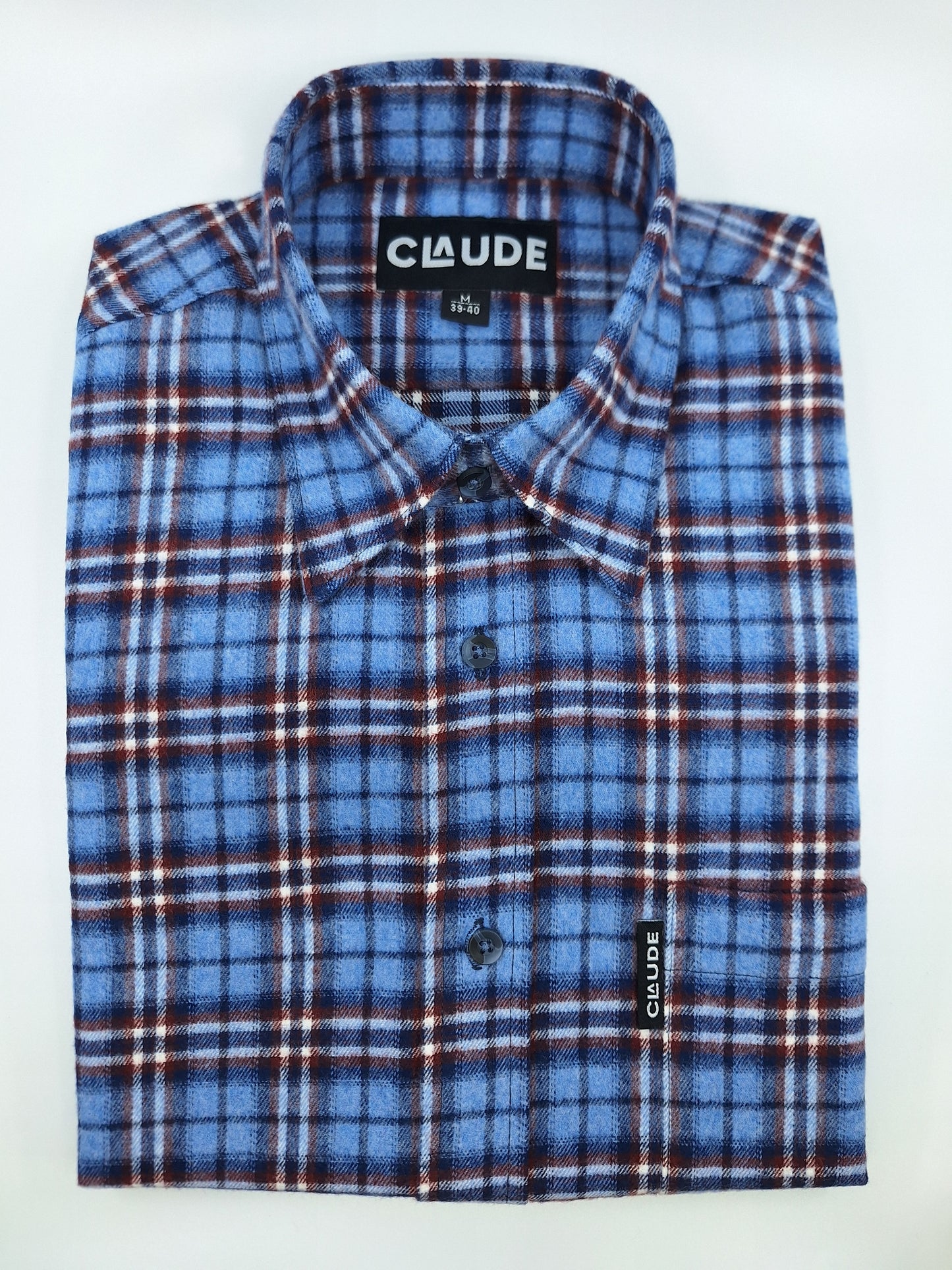 Claude herenhemd flanel