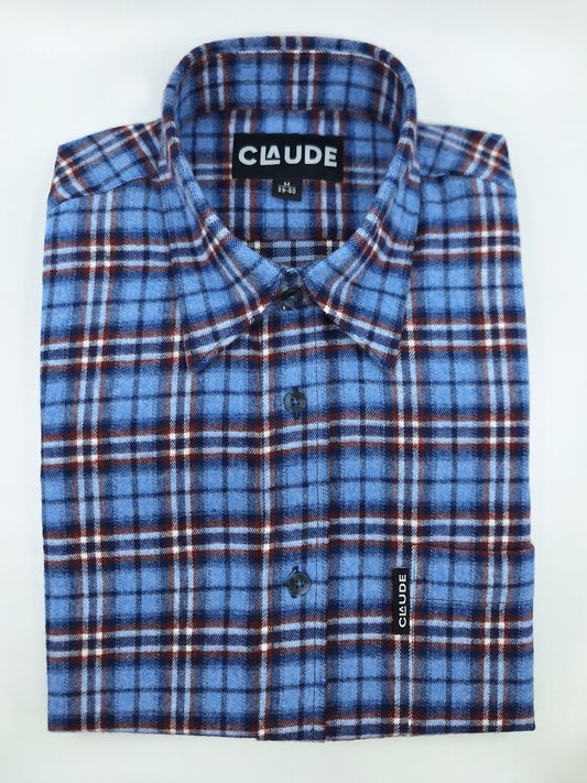 Claude herenhemd flanel