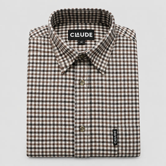 Claude herenhemd flanel